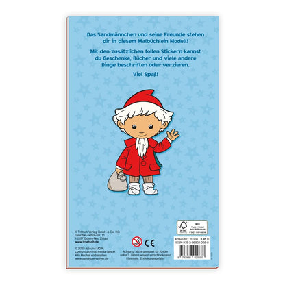 Trötsch Unser Sandmännchen Malbuch Ausmalbuch mit Stickern: Beschäftigungsbuch Ausmalbuch Malbuch