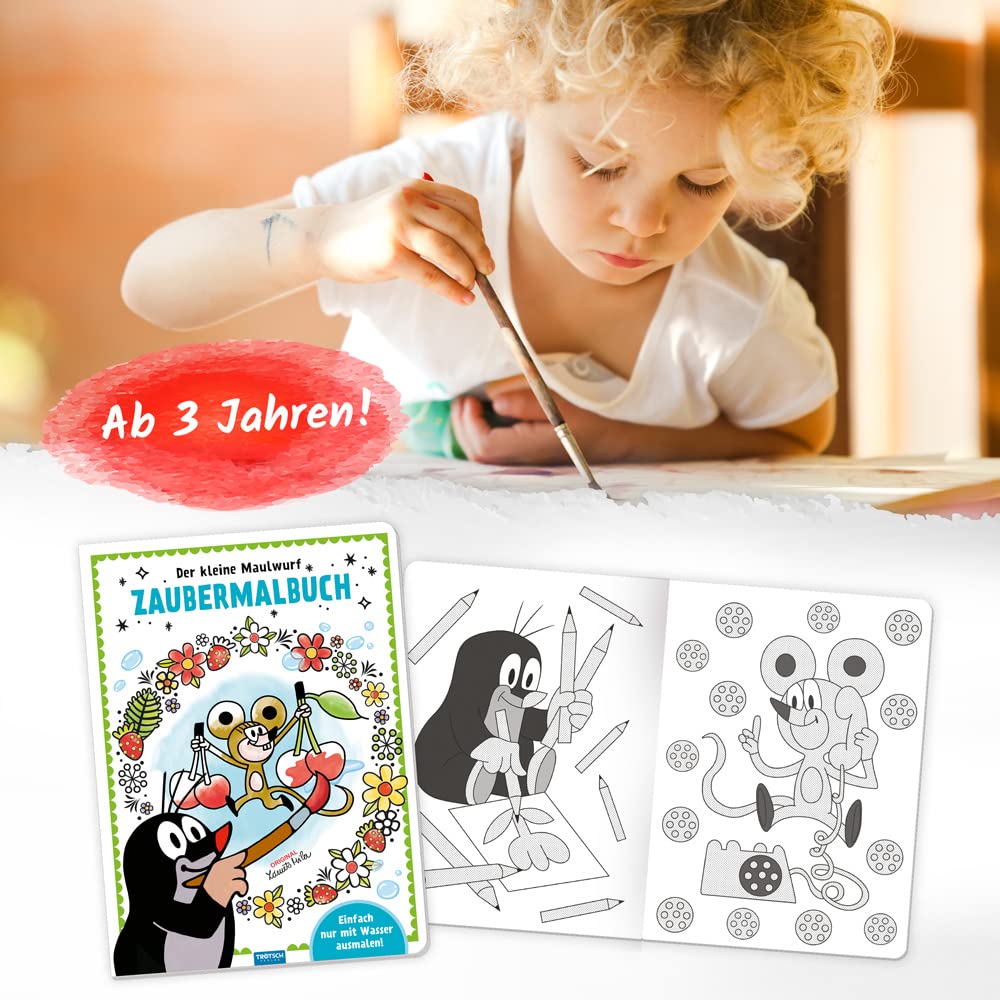 Trötsch Der kleine Maulwurf Malbuch Zaubermalbuch: Malbuch Ausmalbuch