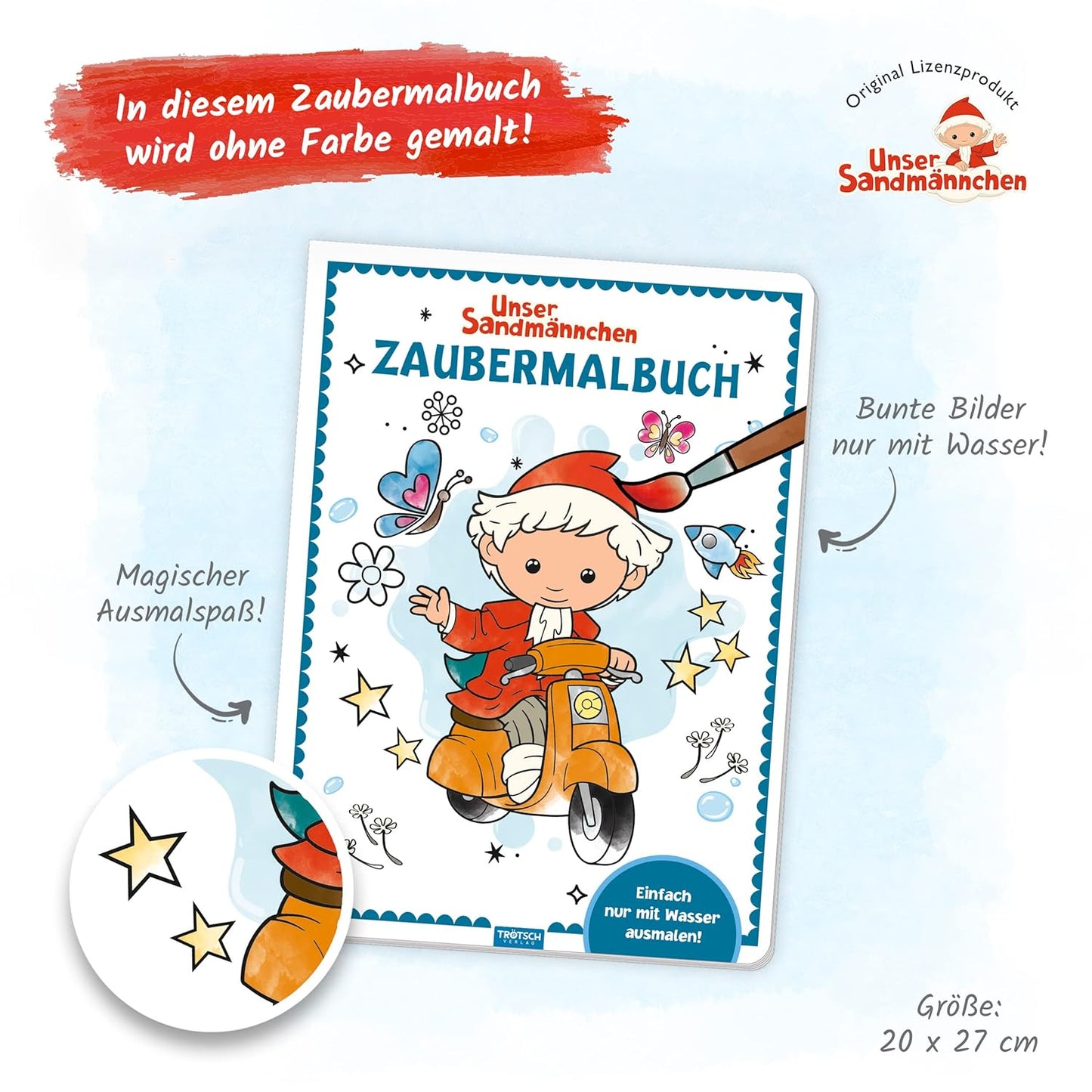 Trötsch Malbuch Unser Sandmännchen Zaubermalbuch: Malbuch Ausmalbuch