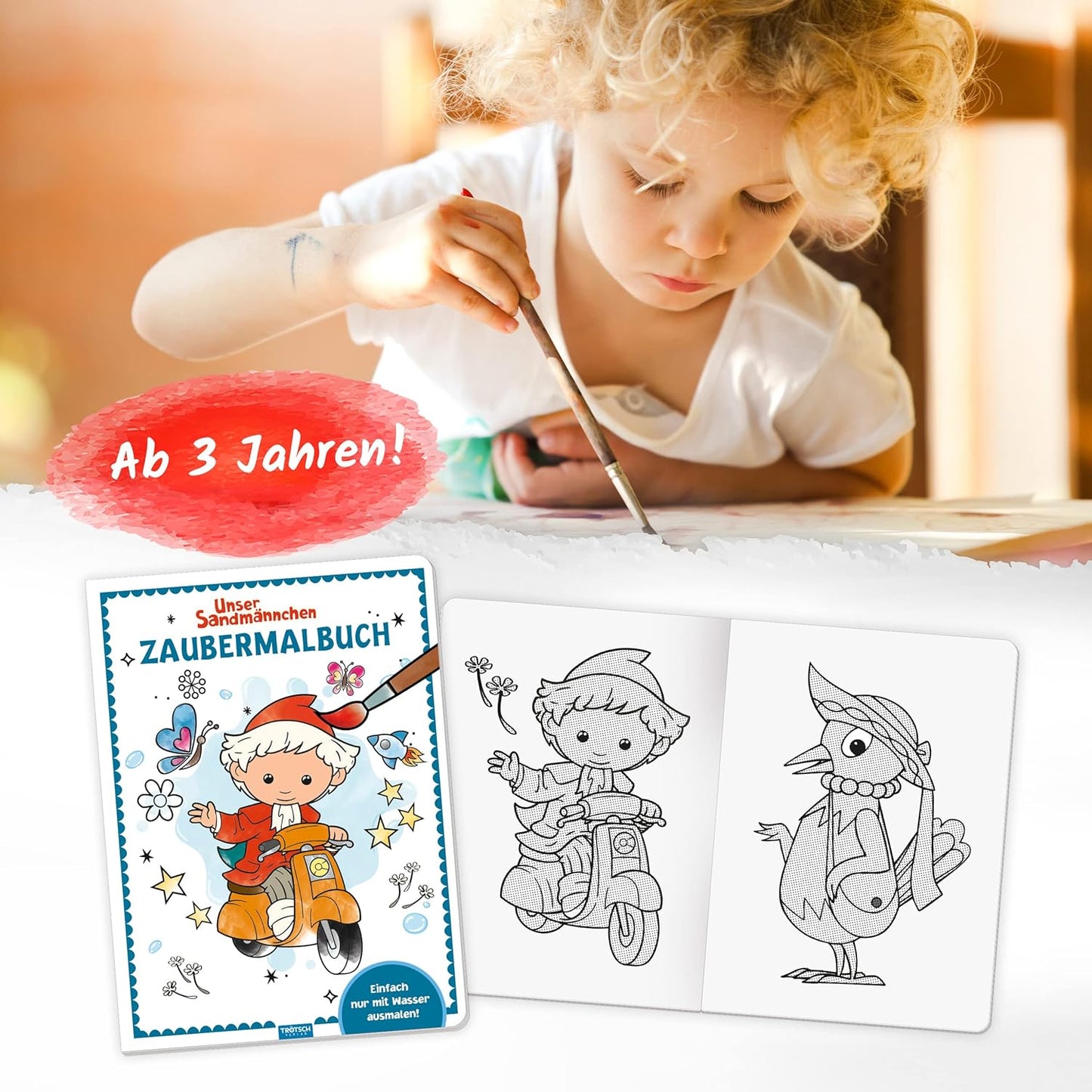 Trötsch Malbuch Unser Sandmännchen Zaubermalbuch: Malbuch Ausmalbuch