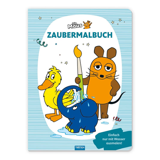 Trötsch Malbuch Die Maus Zaubermalbuch: Malbuch Ausmalbuch (Unser Sandmännchen)